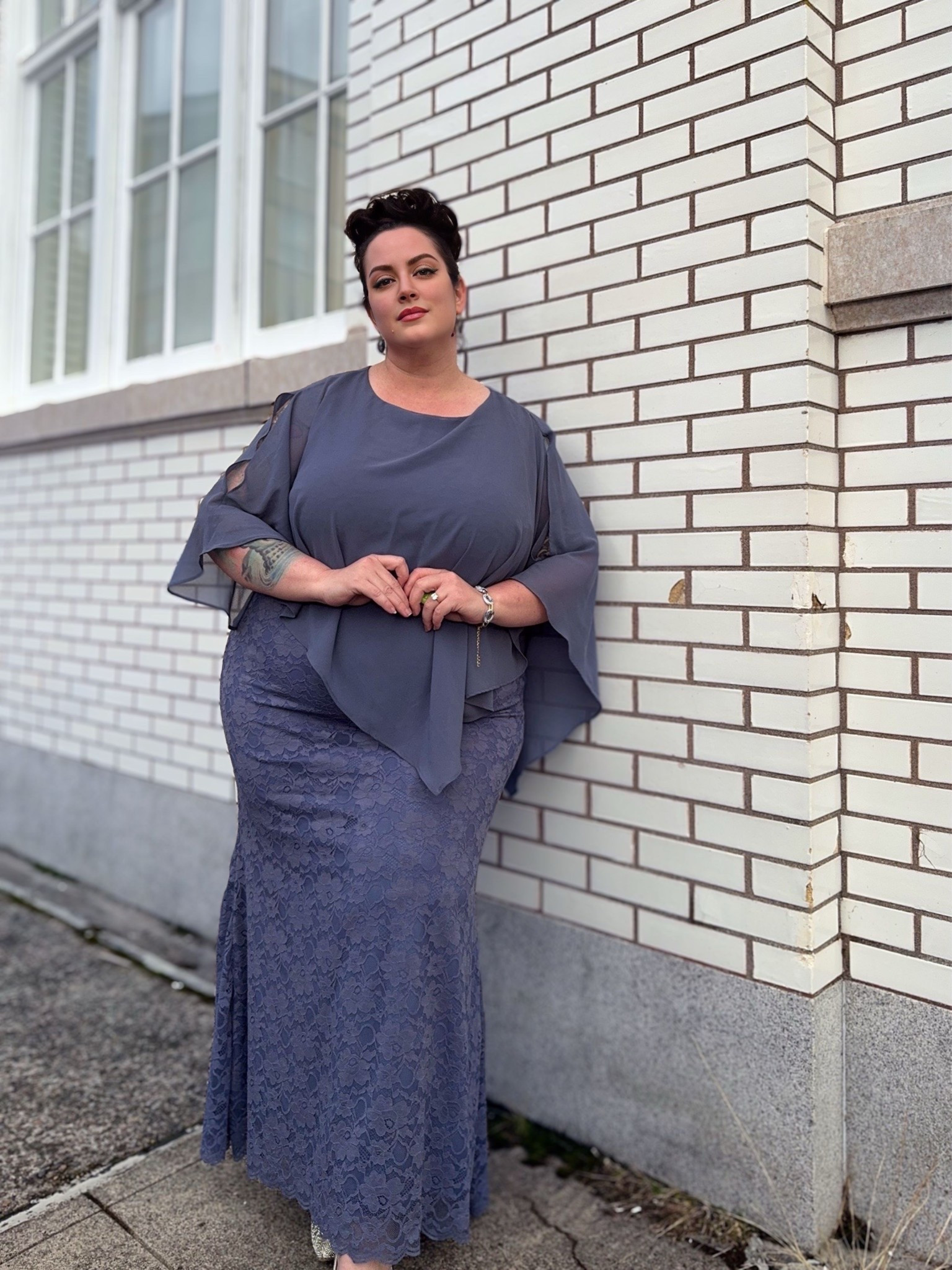 Plus size dusty blue lace formal, mother of the bride, wedding guest dress

#LTKPlusSize #LTKFindsUnder100 #LTKWedding