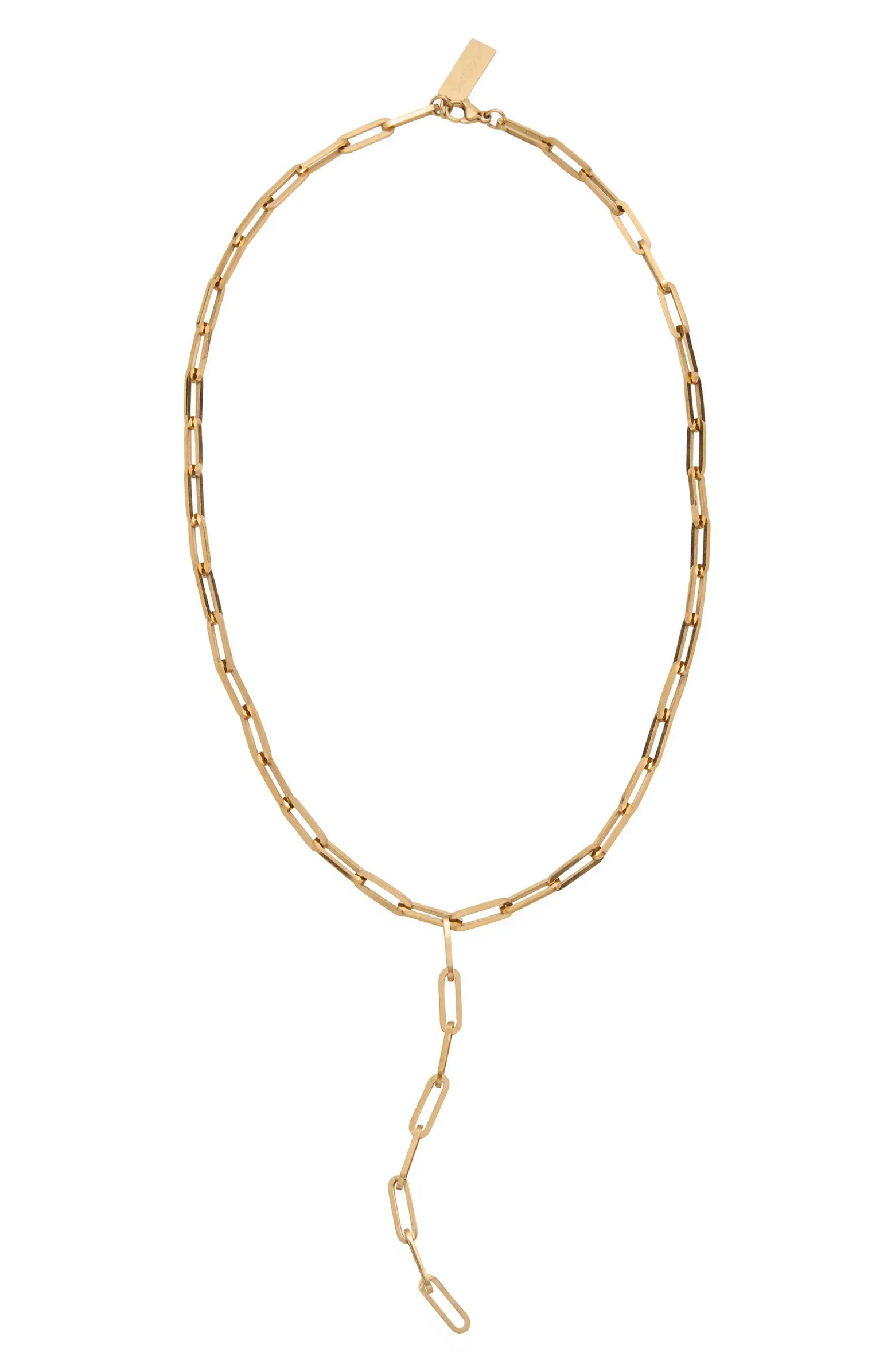 Paper Clip Chain Y-Necklace | Nordstrom