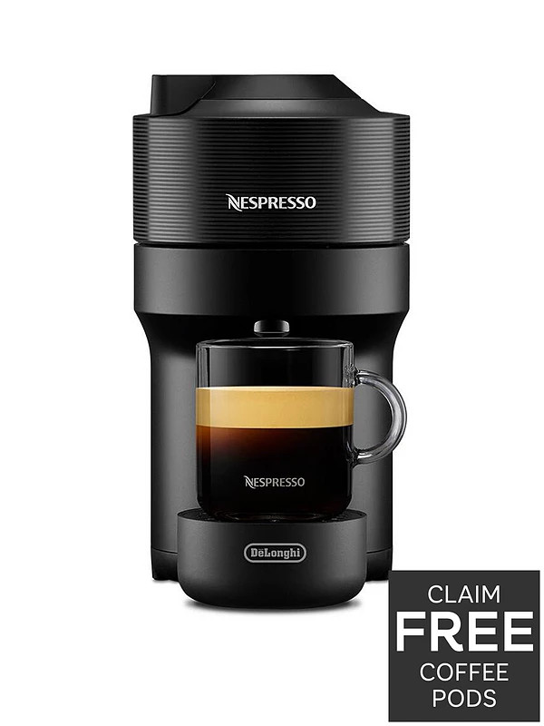 Nespresso Vertuo Pop Coffee Machine by De'Longhi - Black | Very (UK)