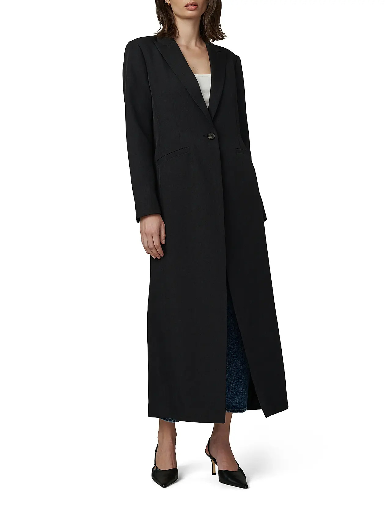 The Lucia Single-Breasted Coat | Saks Fifth Avenue