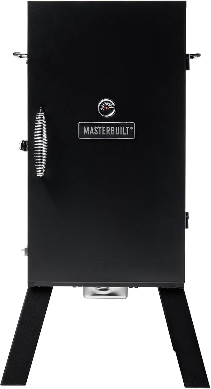 Masterbuilt® 30-inch Electric Vertical BBQ Smoker with Analog Temperature Control, Chrome Smokin... | Amazon (US)