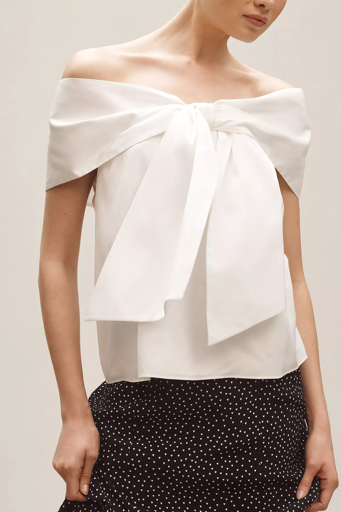 Mare Mare Off-The-Shoulder Bow Top | Anthropologie (US)