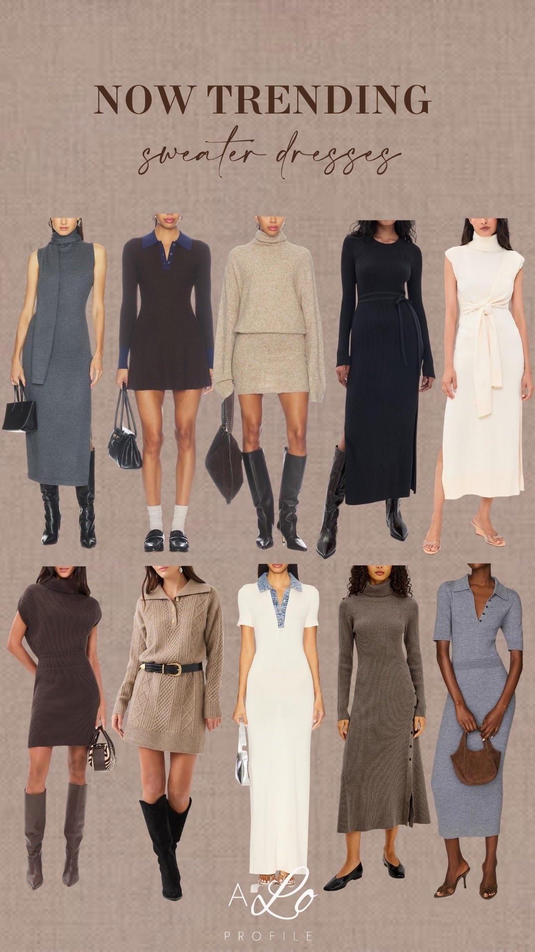 Fall Dresses: Sweater Dresses // fall outfit, fall fashion, fall style, fall transition, transitional fall outfit, fall collection, fall outfit ideas, fall inspo, fall wardrobe, outfits for fall