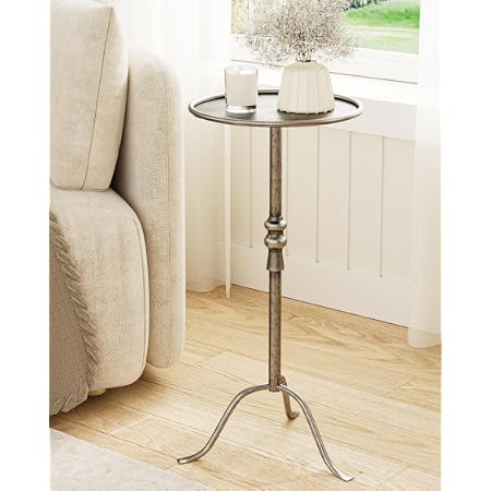 Metal Martini Cocktail Table, Antique Brass | Amazon (US)