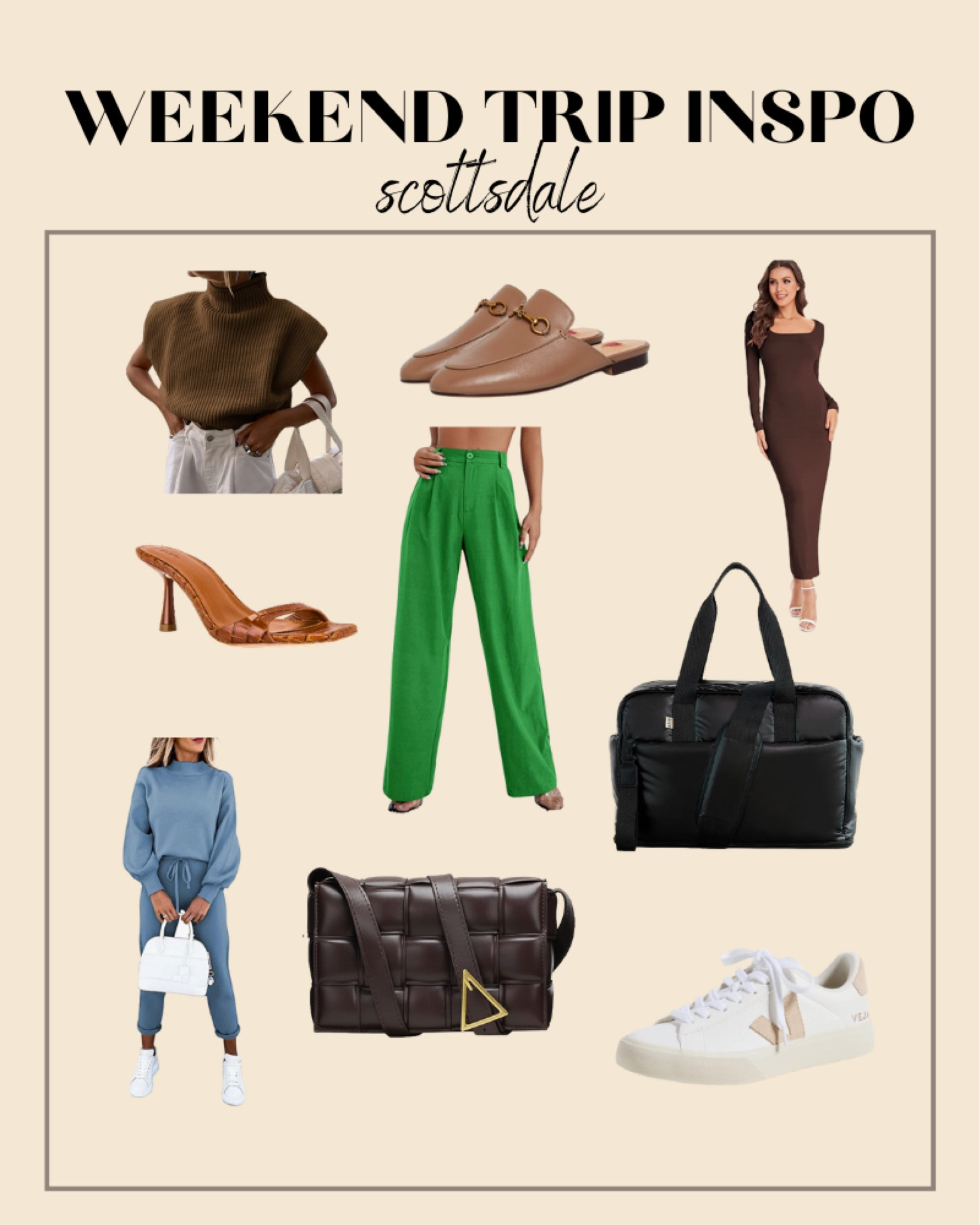 WEEKEND TRIP PCKING INSPO FOR SCOTTSDALE 🥰✈️ #amazon #revolve #amazonfashion #travel 

#LTKstyletip #LTKCyberweek #LTKtravel