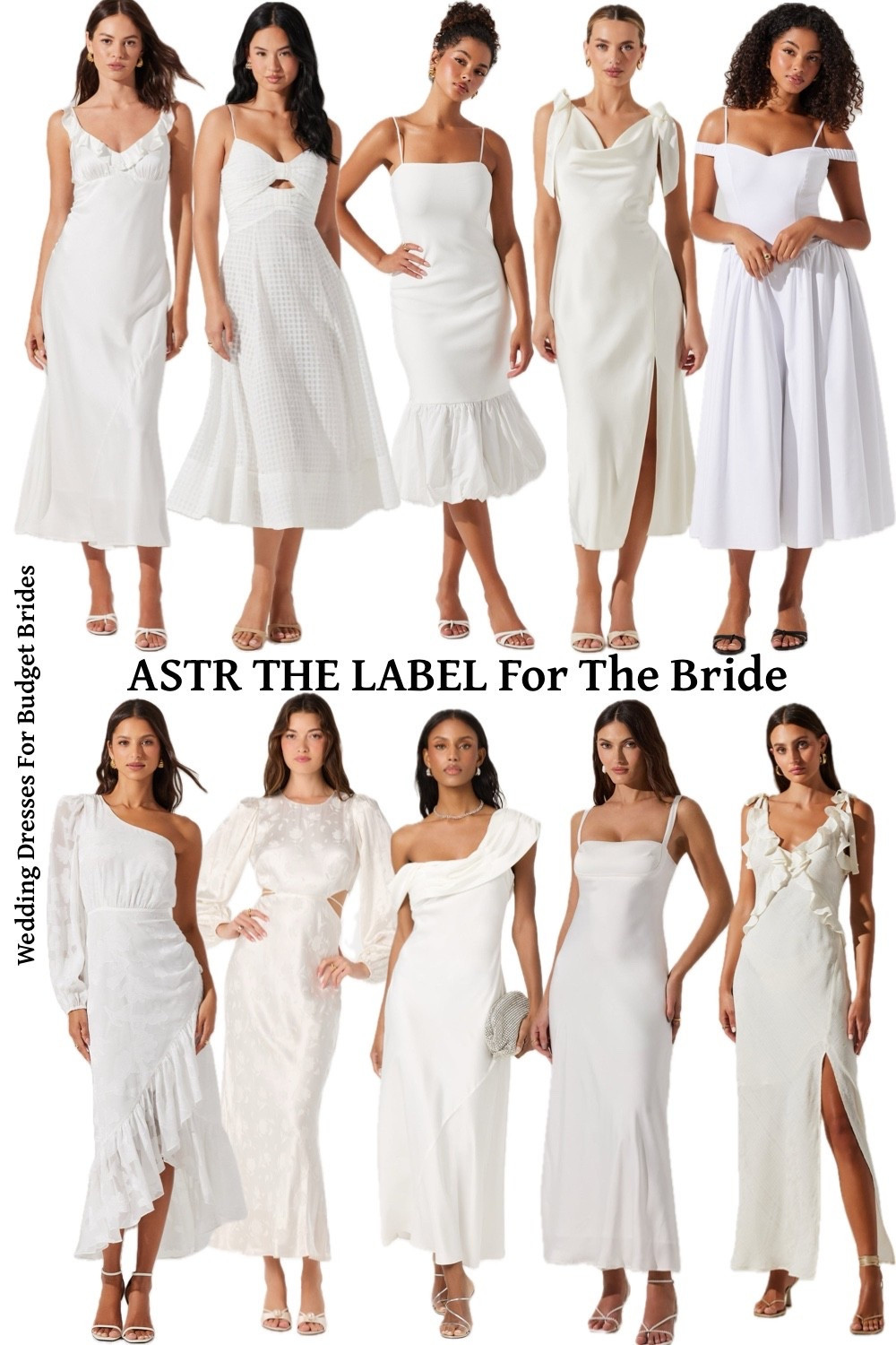 White dresses from ASTR THE LABEL for the bride to be. 

Also many cute looks if you’re looking for a graduation dress! 

#LTKWedding #LTKSeasonal