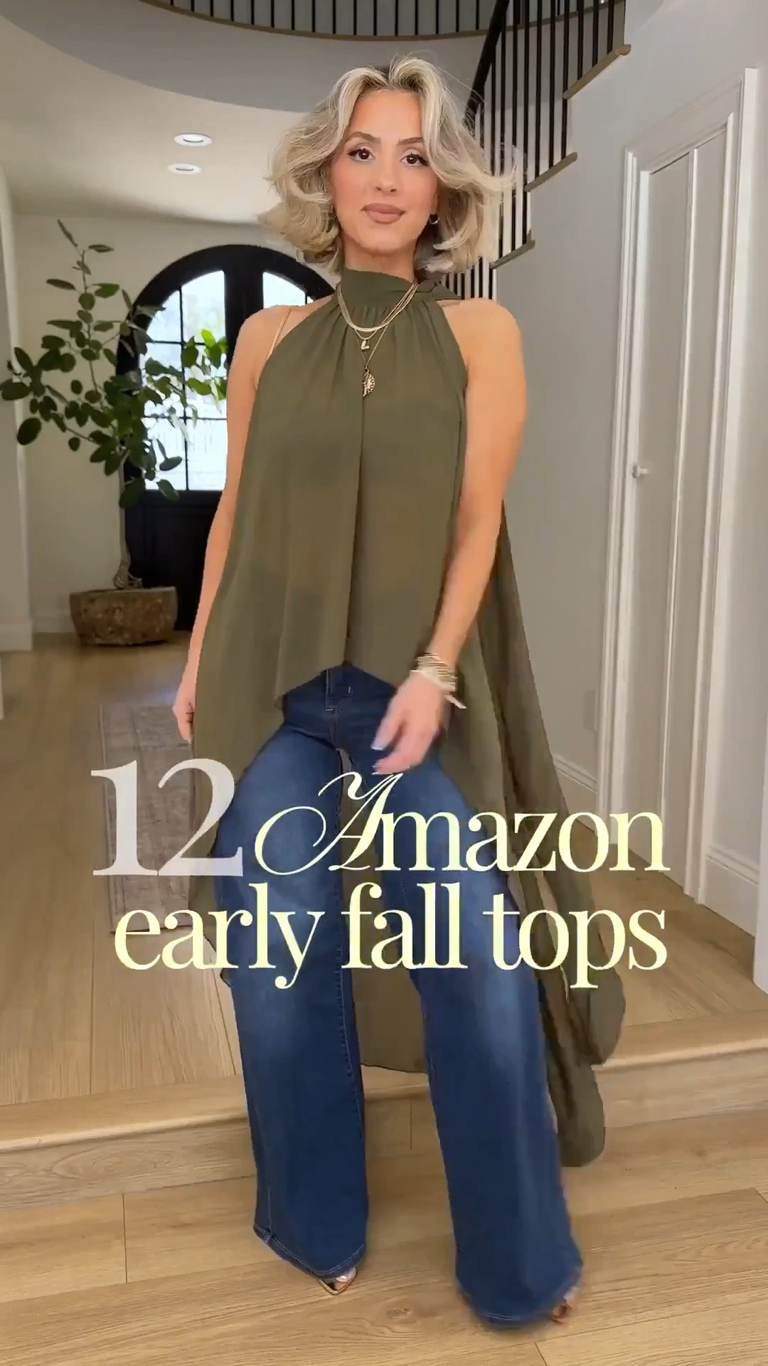 Amazon fall tops 😍 small in all tops | size 4 or 27 in jeans 

The top with the gold brooch is the sain silk cami and I pinned it with the brooch I have linked below.

These options are perfect for date night, brunch with the girls, easy way to instantly look and feel your best!

#LTKgrwm #LTKootd #LTKU