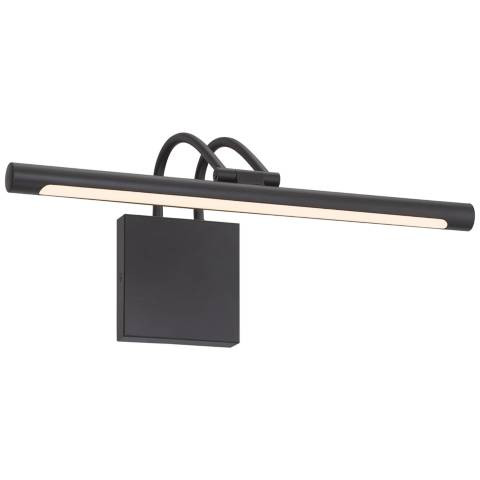 Westinghouse 17" Wide Matte Black Direct Wire Picture Light | LampsPlus.com