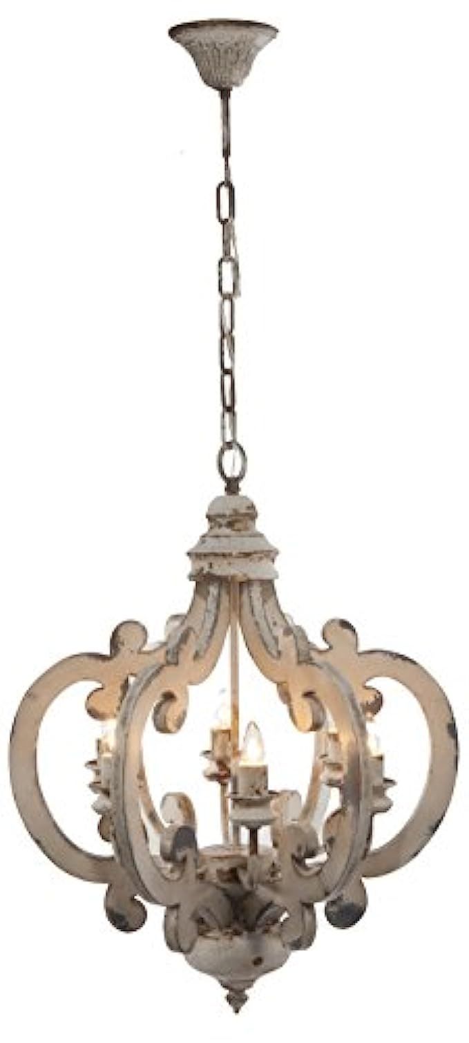 A&B Home Wood and Metal Chandelier, 20.5" x 18" x 24" | Amazon (US)