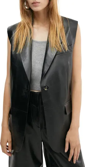 Leather Blazer Vest | Nordstrom