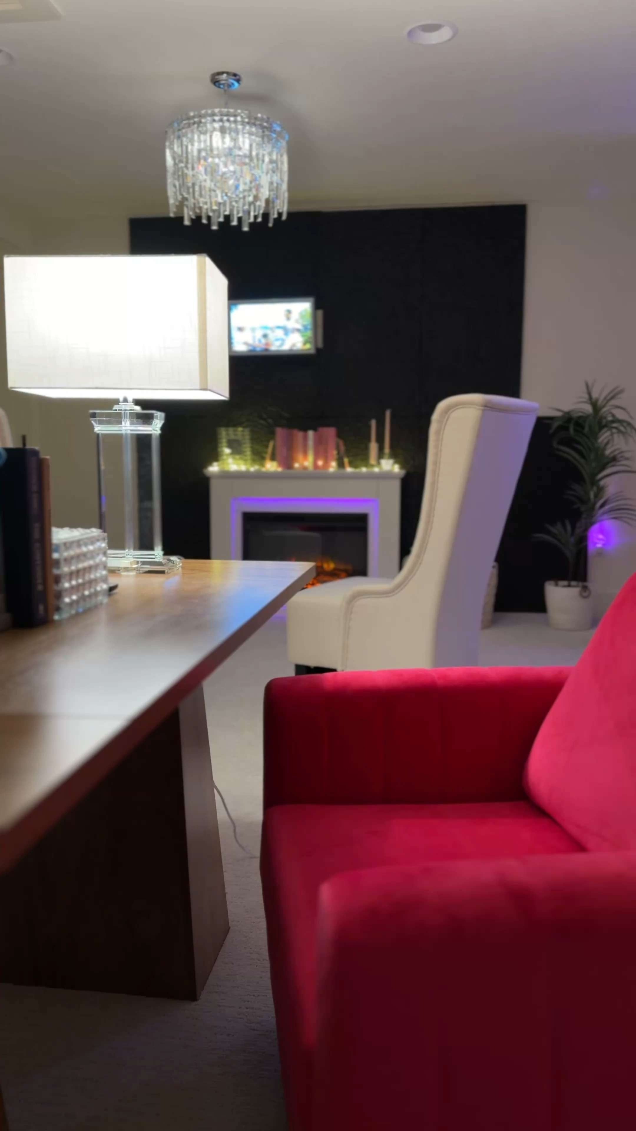 YOUR NOT BRAVE ENOUGH to do this kind of bold color OR are you??? #accentchair #ad #paidlink #fuschia #chair #office 

 #LTKHome