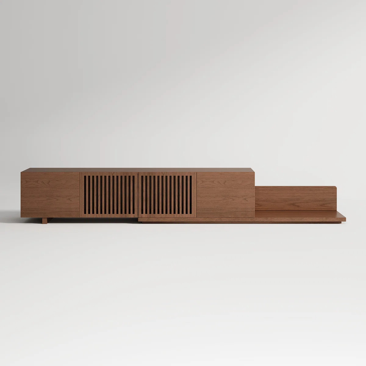Modern 70.9"-120" Extendable Tv Stand With 4 Cabinets Storage | Wayfair North America