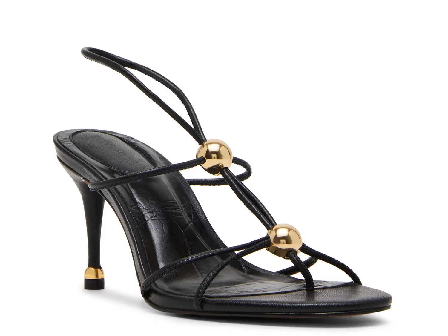 Steve Madden Ramos Sandal | Women's | Black | Size 7.5 | Sandals | Slingback | DSW