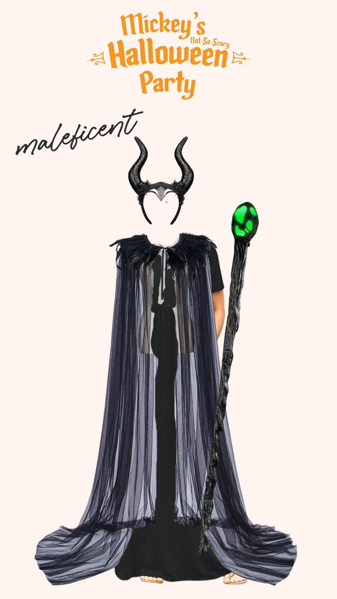 Bring the drama to Mickey’s Not-So-Scary Halloween Party with this Maleficent-inspired costume! The horns, the staff, the flowing cape—it’s giving Disney villain perfection. Linked all the pieces in my LTK so you can recreate this iconic look for your night at Magic Kingdom.

#LTKFamily #LTKSeasonal