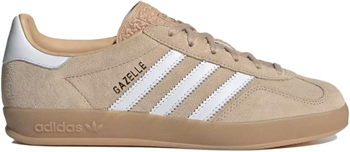adidas Gazelle Indoor Womens Sneaker (Magic Beige, IH5482, 9) | Amazon (US)