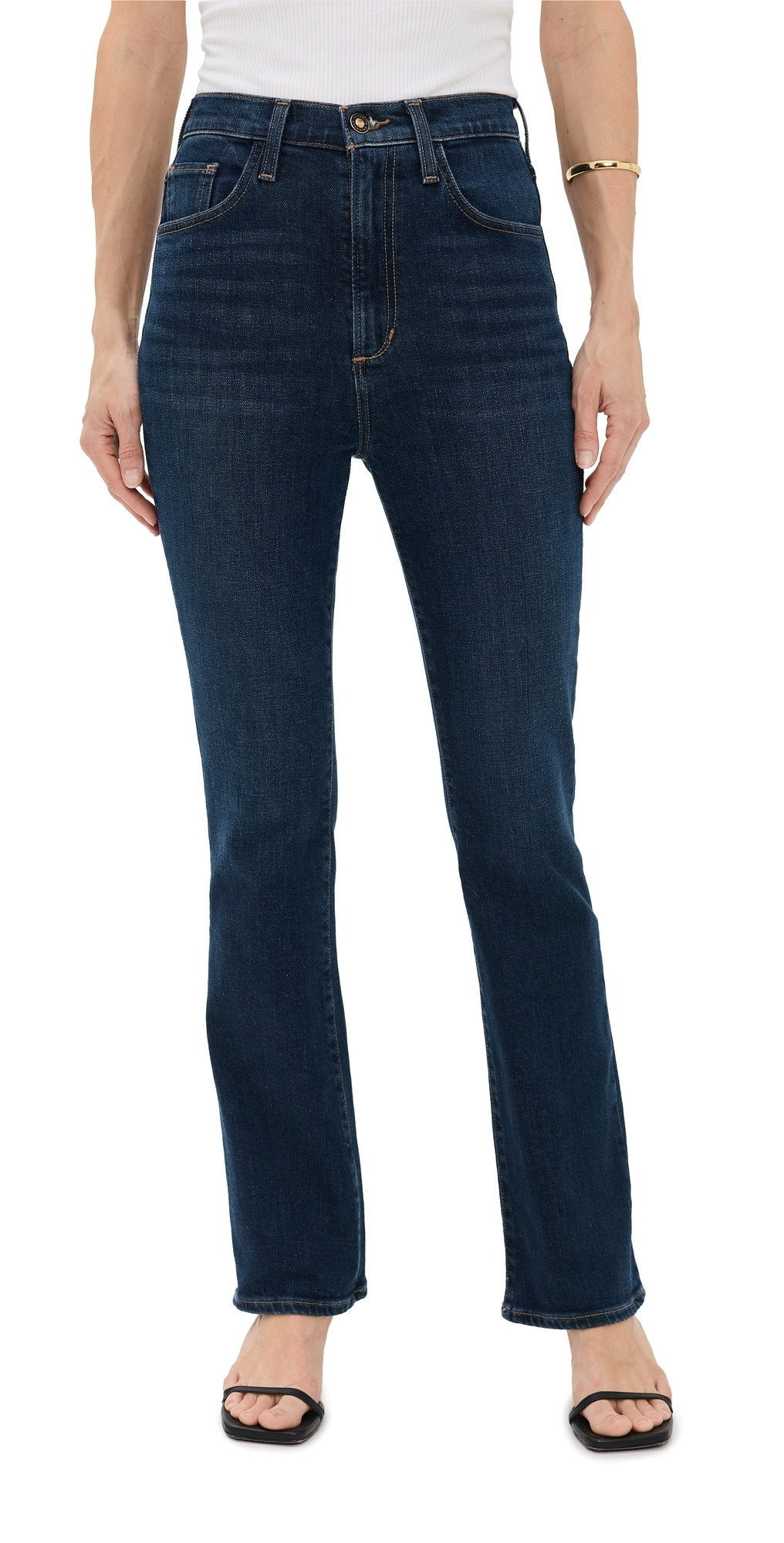 Favorite Daughter The Valentina Shortie Bootcut Jeans Petite Woodside 33 | Shopbop