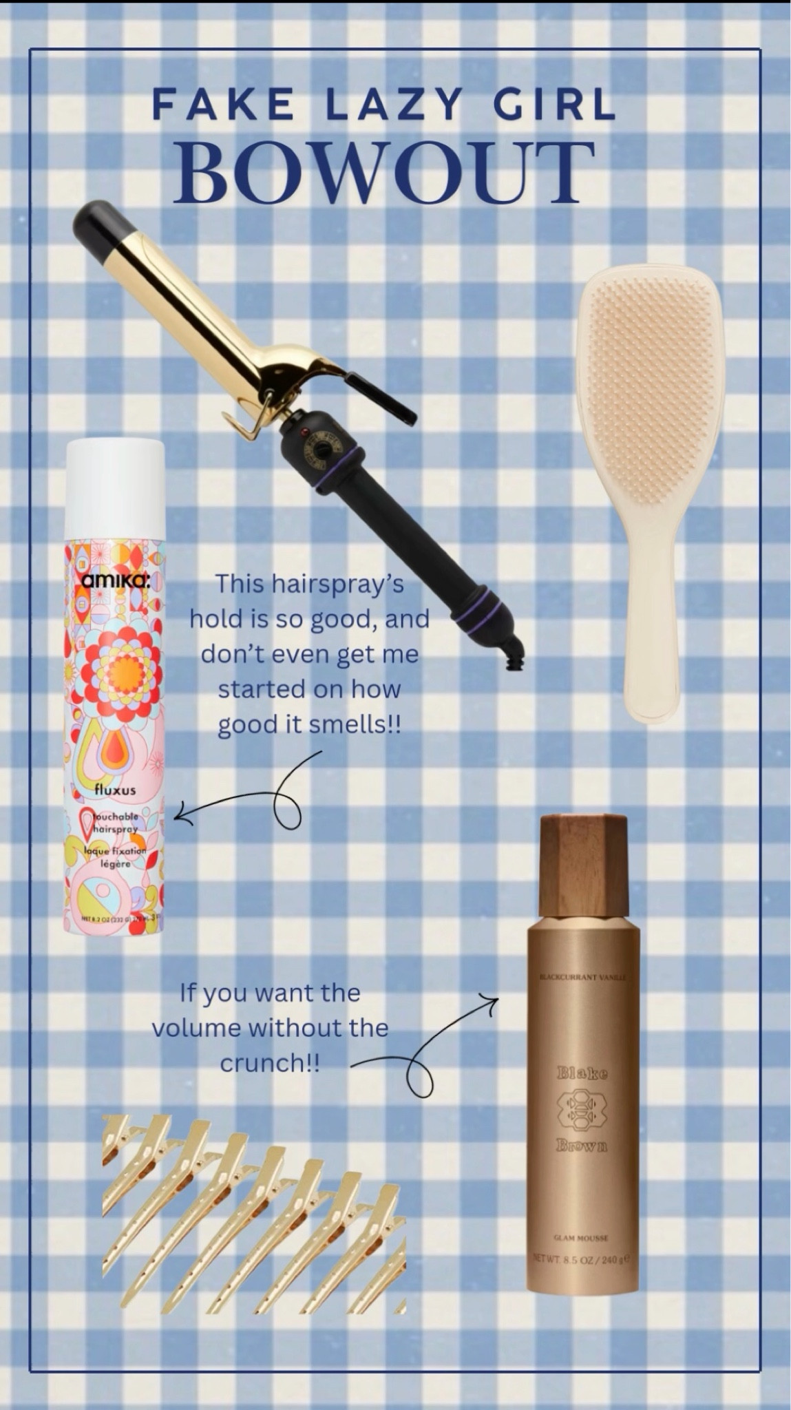 Fake lazy girl blowout routine 

#LTKBeauty
