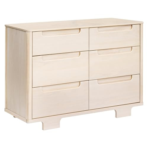 Babyletto Yuzu 6-Drawer Dresser with Over 10-inch Drawer Extension in Washed Natural, Greenguard ... | Amazon (US)