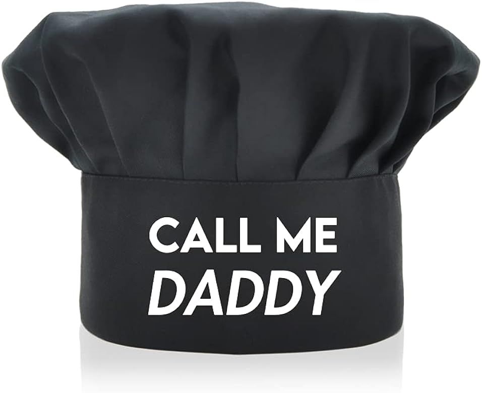 AGMdesign Call Me Daddy Funny Chef Hat, Funny Chef Wear, Adjustable Kitchen Cooking Hat for Men &... | Amazon (US)