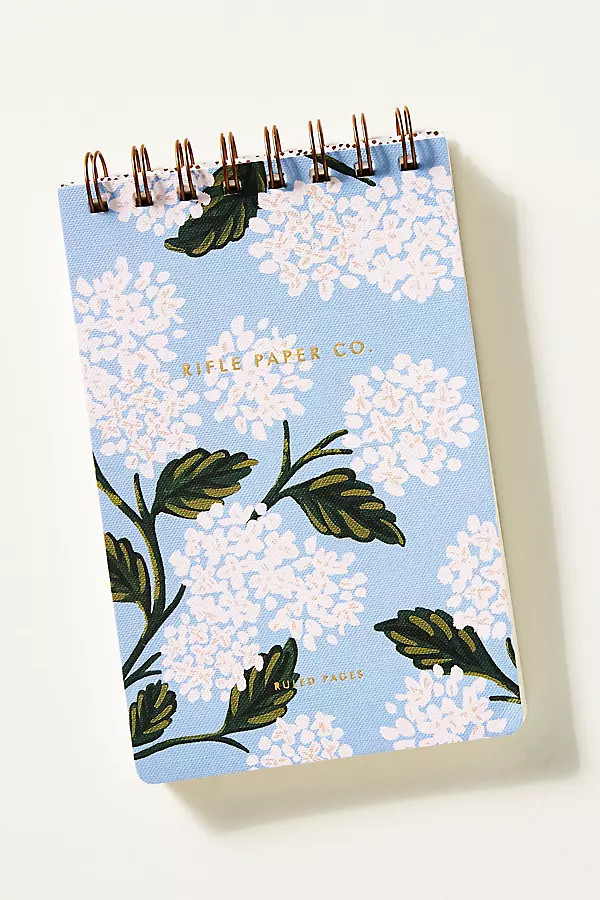 Rifle Paper Co. Hydrangea Notebook By Rifle Paper Co. in Blue | Anthropologie (US)