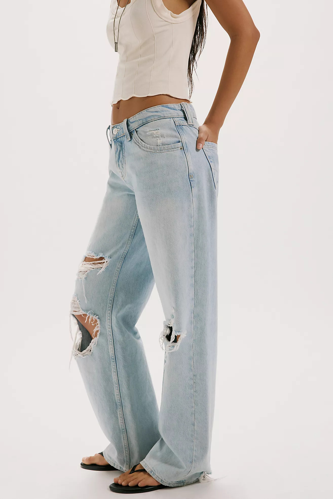 We The Free Tennessee Low-Rise Boyfriend Jeans | Free People (Global - UK&FR Excluded)