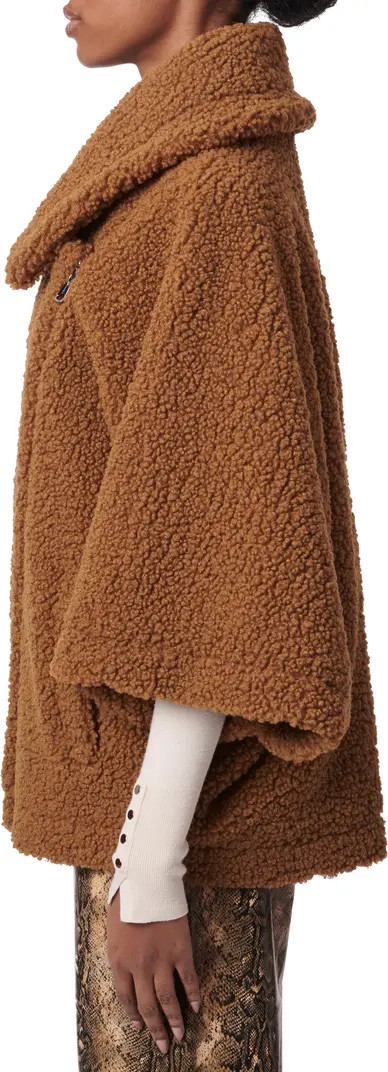 Faux Shearling Cape Jacket | Nordstrom
