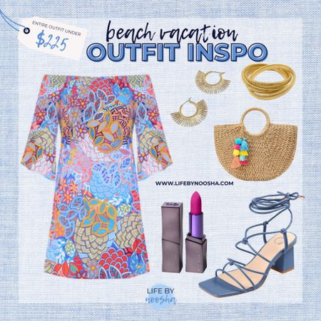 Beach vacation outfit perfect for dinner! The entire out including the lipstick is under $225 😍

#LTKTravel #LTKStyleTip #LTKSaleAlert