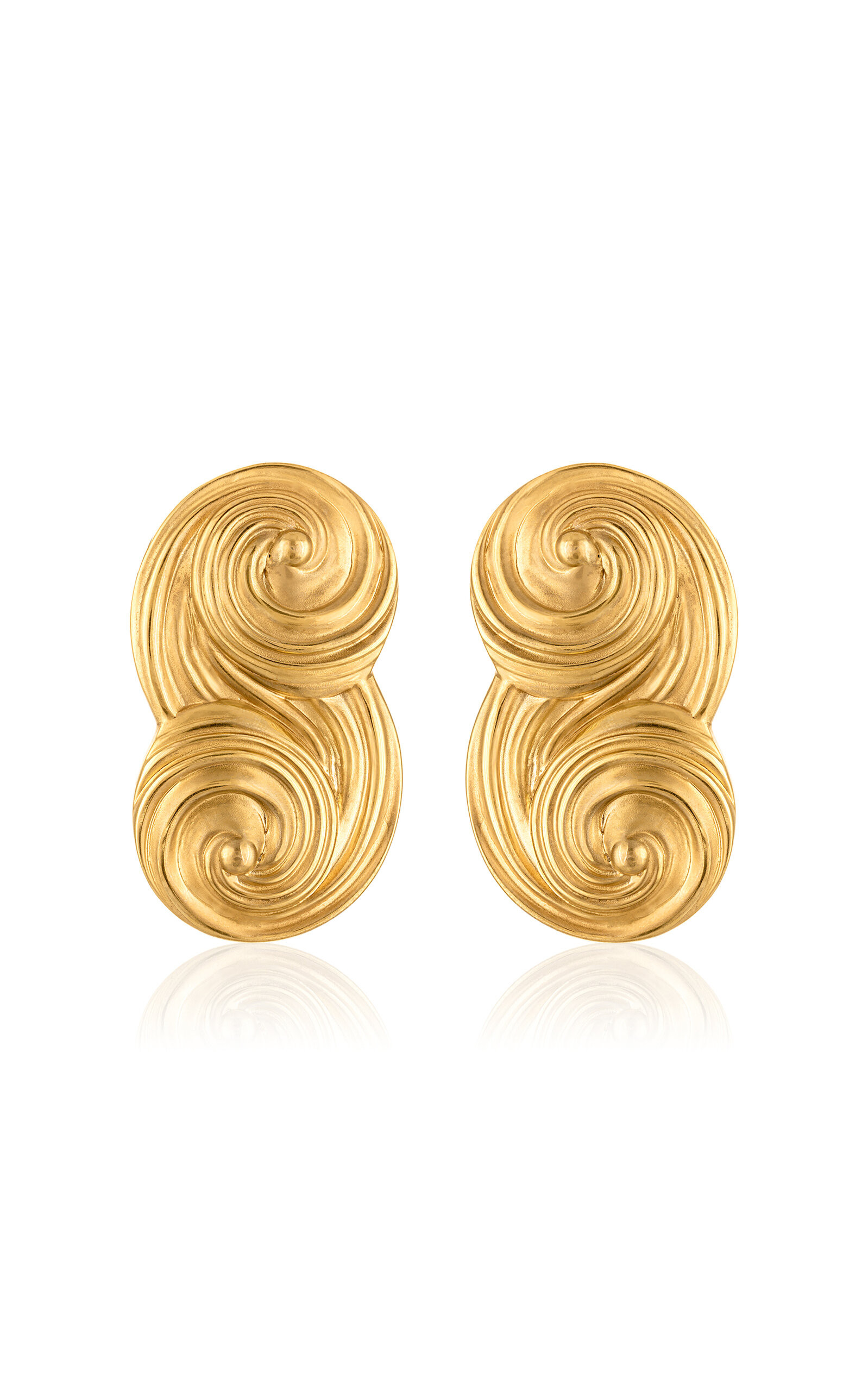 Stella 14K Gold-Plated Earrings | Moda Operandi (Global)