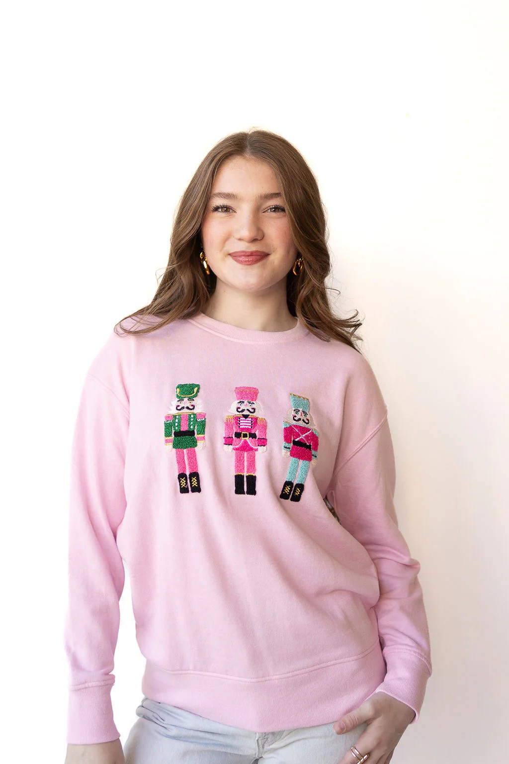 nutcracker sweatshirt pink / S | mode