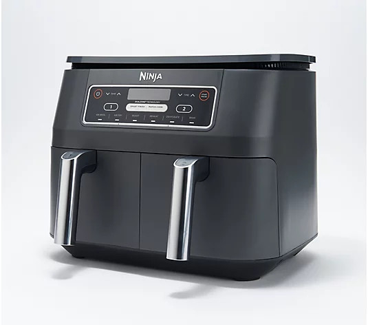 Ninja 8-qt 6-in-1 Dual Zone Air Fryer with Broil Rack | QVC