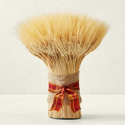 Ribboned Live Wheat Stack | Williams-Sonoma