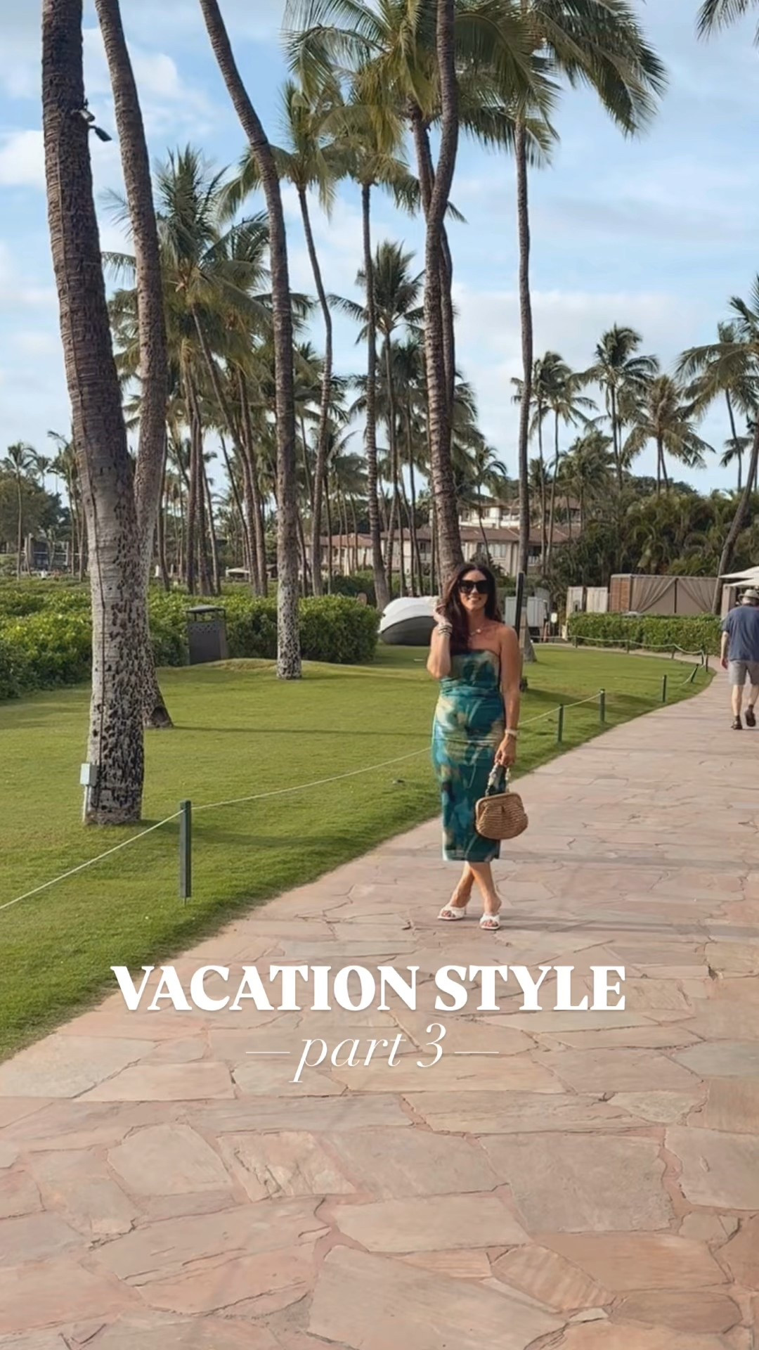 Vacation Outfit! Strapless midi dress with blue & green abstract print! 💚🌊 // wearing size small 

Vacation dinner dress, vacation dress, Maui vacation outfit, Amazon fashion 

#LTKFindsUnder50 #LTKWatchNow #LTKTravel