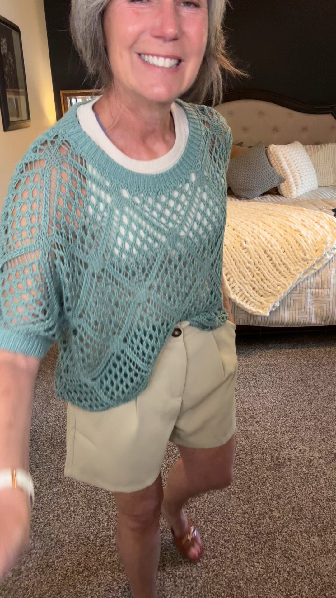 ‼️ SALE ALERT ‼️ 24% off this crochet sweater 

The diamond pattern on this crochet sweater really sets it apart from the rest.
This color is called Canton but there are 14 colors. I am wearing a small for reference  

  #ootd #ootdstyle #outfitinspo #outfitideas #whatiwore #styleinspo #fashioninspo #dailyoutfits #casualchic #effortlessstyle #classicstyle #streetstyle
#neutralstyle #elevatedbasics #springoutfits #springstyle 
#howtostyle #styletips #wearitloveit
#over40style #midlifestyleblogger

#LTKOver40 #LTKootd #LTKSeasonal