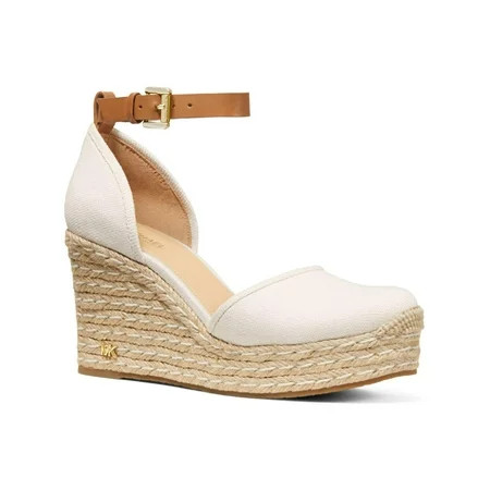 MICHAEL Michael Kors Womens Kendrick Wedge Espadrilles Beige 9.5 Medium (B M) | Walmart (US)