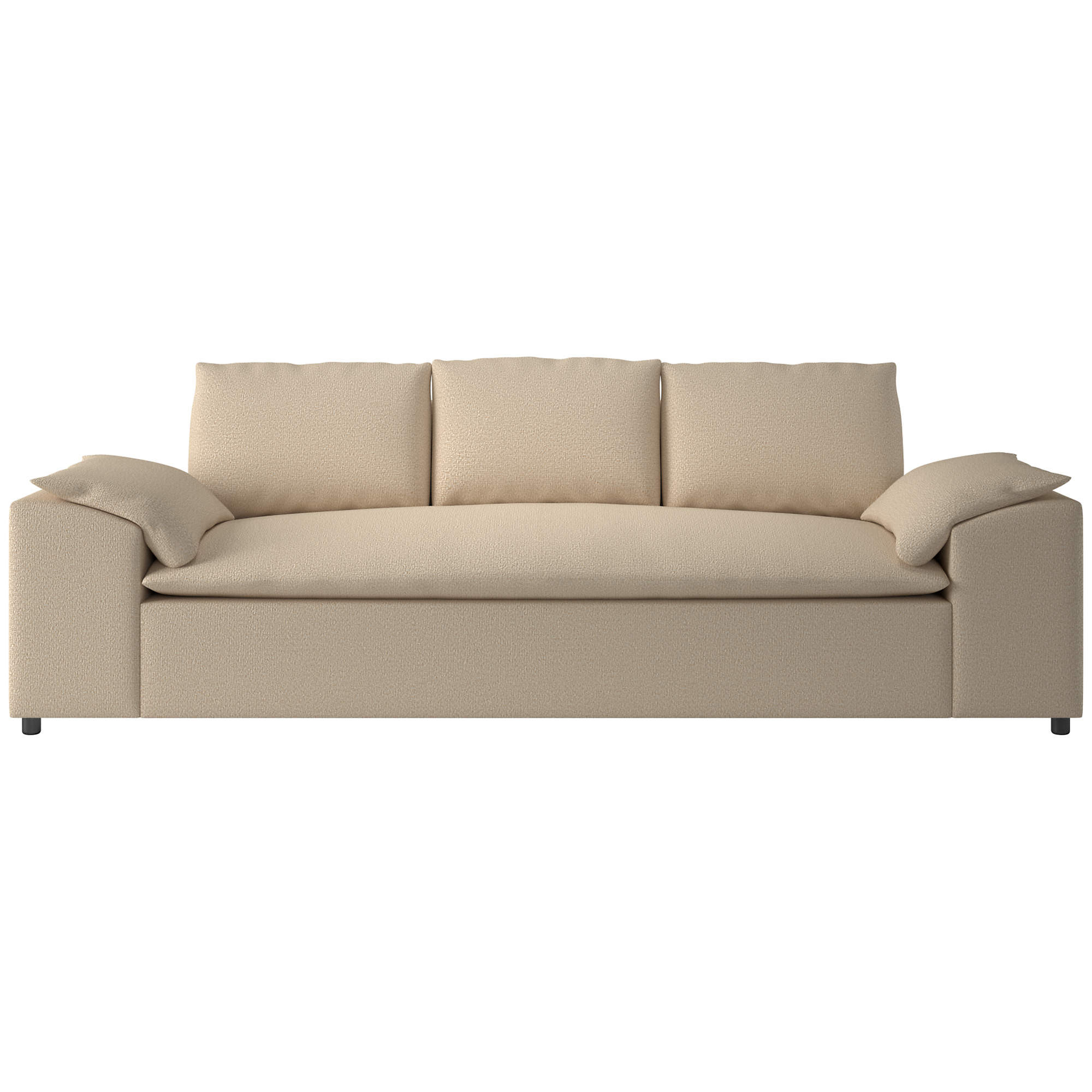 Algora White Performance Fabric Sleeper Sofa + Reviews | CB2 | CB2
