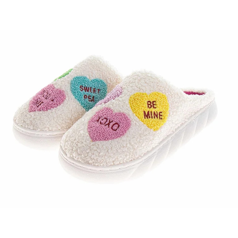Sweet Hearts Women's Valentine's Day Slippers | Walmart (US)