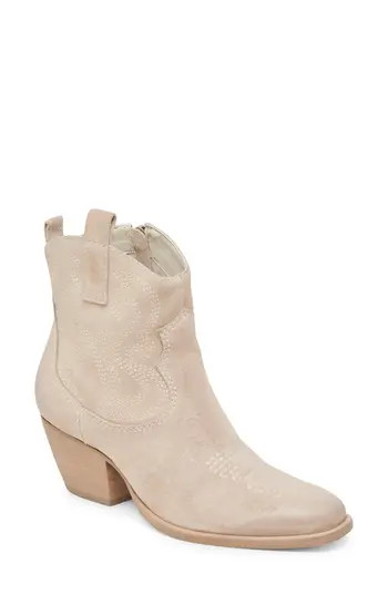 Dolce Vita Shania Western Boot in Taupe Suede at Nordstrom Rack, Size 8 | Nordstrom Rack