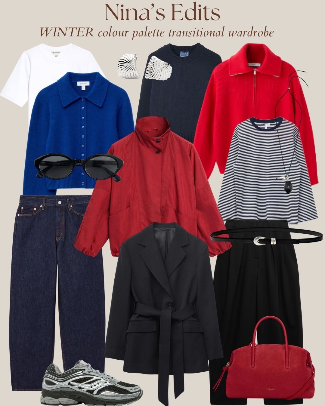 Spring capsule wardrobe in the winter colour palette 

#LTKSeasonal