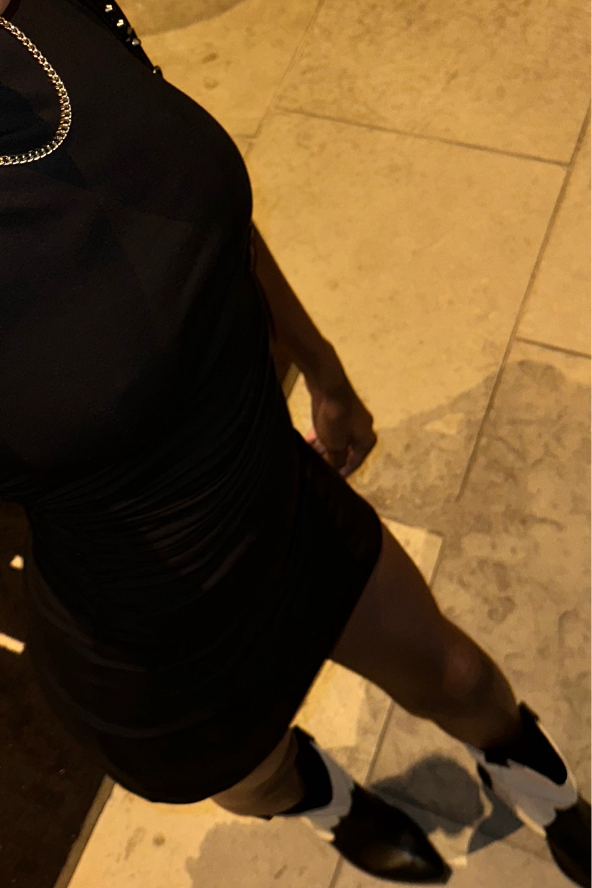 Keeping it sleek and chic in this little black dress from @Target paired with @Macys Dolce Vita boots. Perfect combo for a night out! Shop the look via the link in my bio. #OOTN #BlackOnBlack #LTKstyletip #NightOutLook