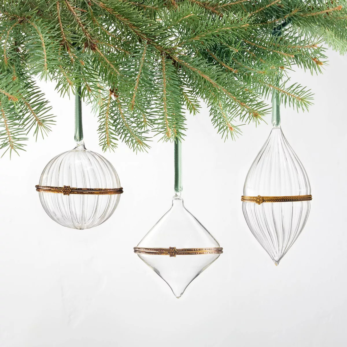 3pc Hinge Ornament Set - Hearth & Hand™ with Magnolia | Target