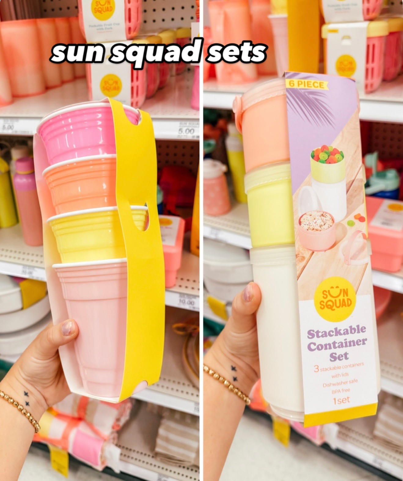 Sun squad reusable cups and stackable containers 

#LTKSummerEdit #LTKFindsUnder50 #LTKFamily