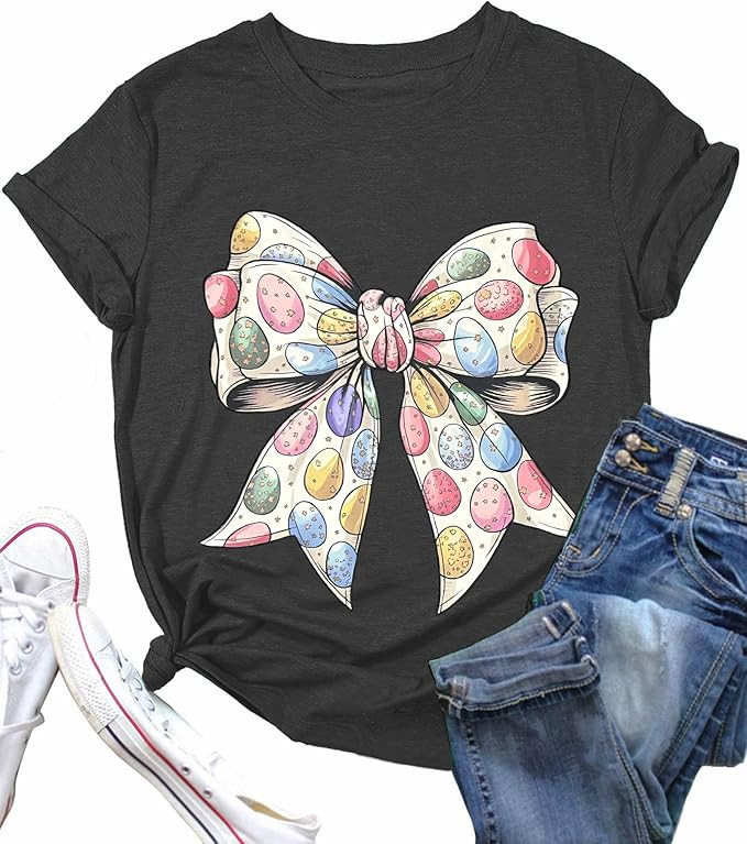 Teaching My Favorite Peep Shirt for Women Easter Teacher T-Shirt Funny Bunny Graphic Tee Top | Amazon (US)