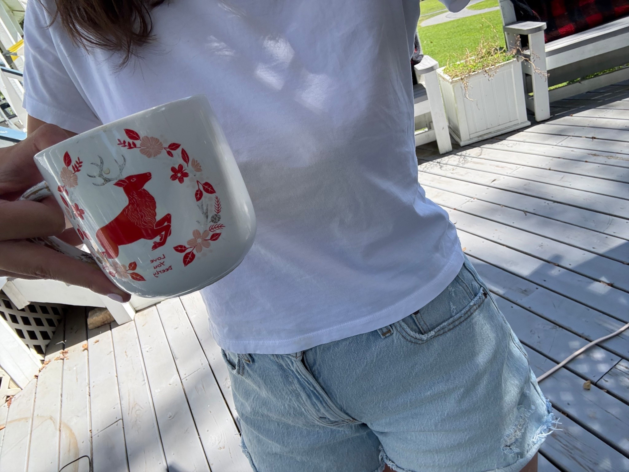 summer to fall transition outfit made easy - white tee and denim shorts! 

#ootd #styleover30 #falloutfitinspo 

#LTKSeasonal #LTKStyleTip #LTKFindsUnder100