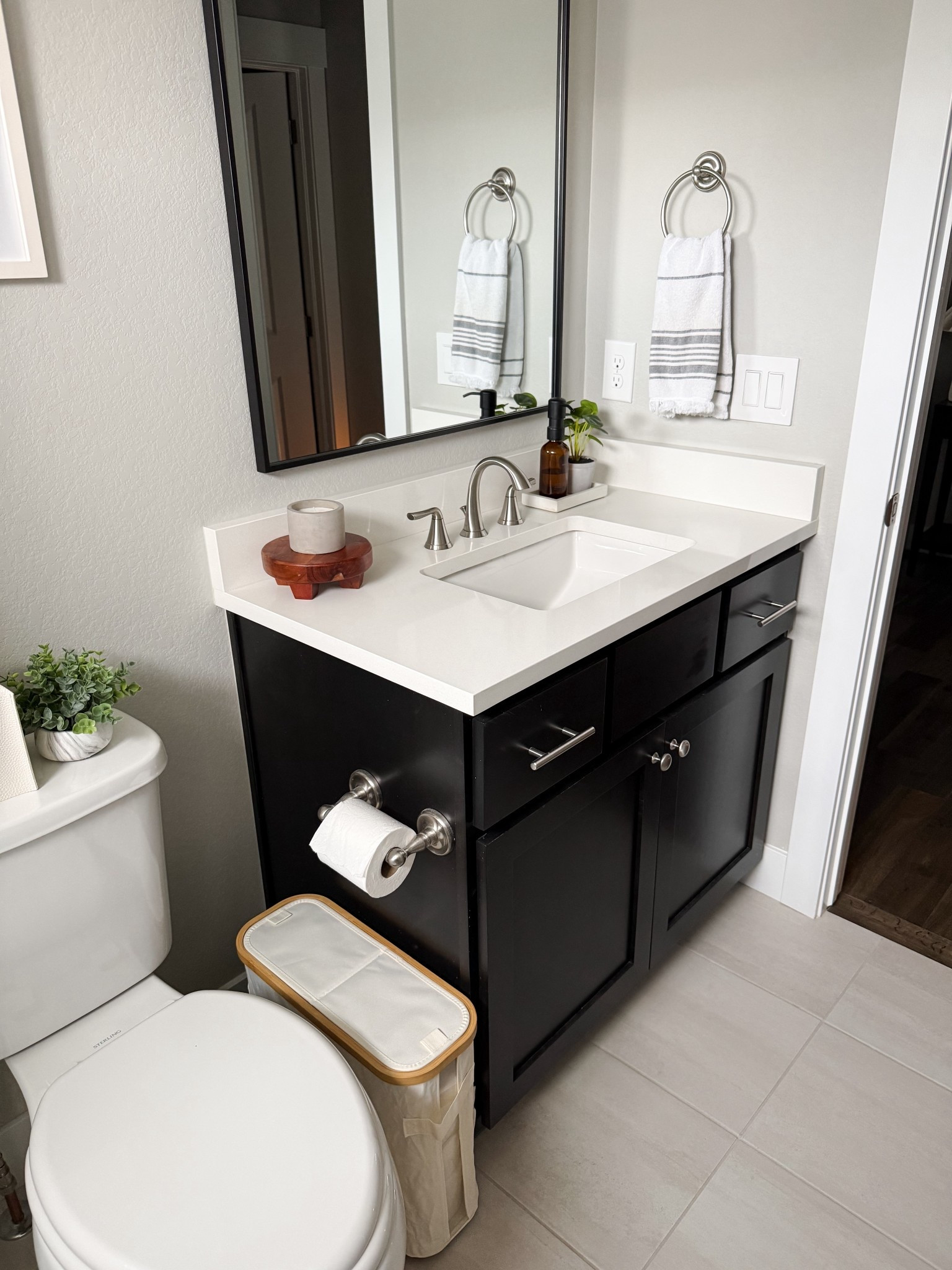 Simple bathroom decor - the toilet paper storage is perfect for small spaces!

#LTKSaleAlert #LTKHome