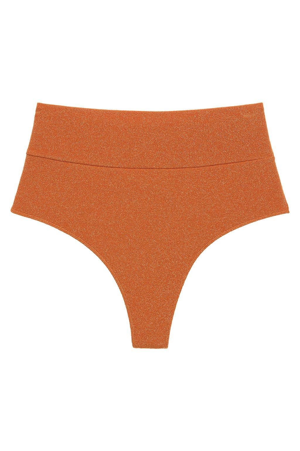 Terra Sparkle Added Coverage High Rise Bikini Bottom | Montce