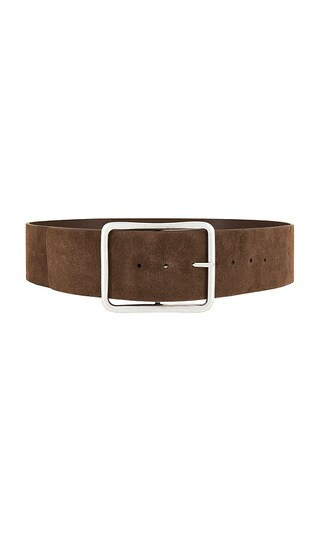 Free People Suede Hex Hip Belt in Cognac. - size XS/S | Revolve Clothing (Global)