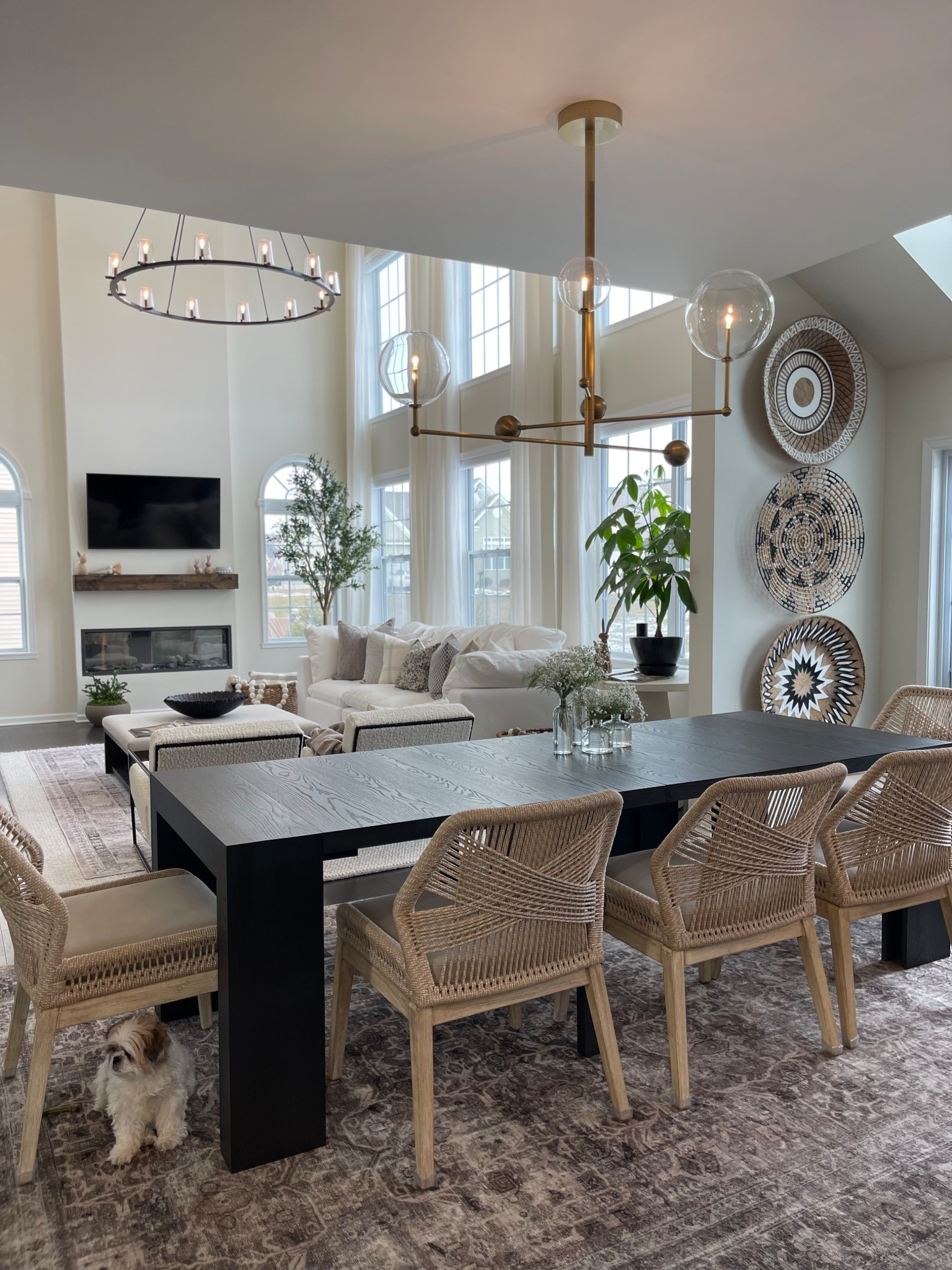 Transformer Table | Dining Chairs | Rope Dining chairs 

#LTKHome