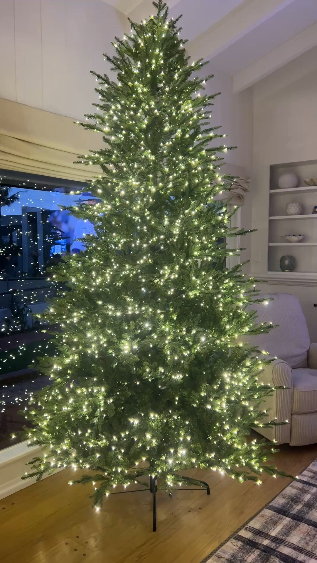 The viral twinkle ✨  9ft Christmas tree come in smaller or bigger sizes too! 

#LTKHoliday #LTKHome #LTKSeasonal