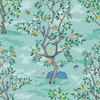 Revised Custom Audrey citrus grove toile custom recolor | Spoonflower