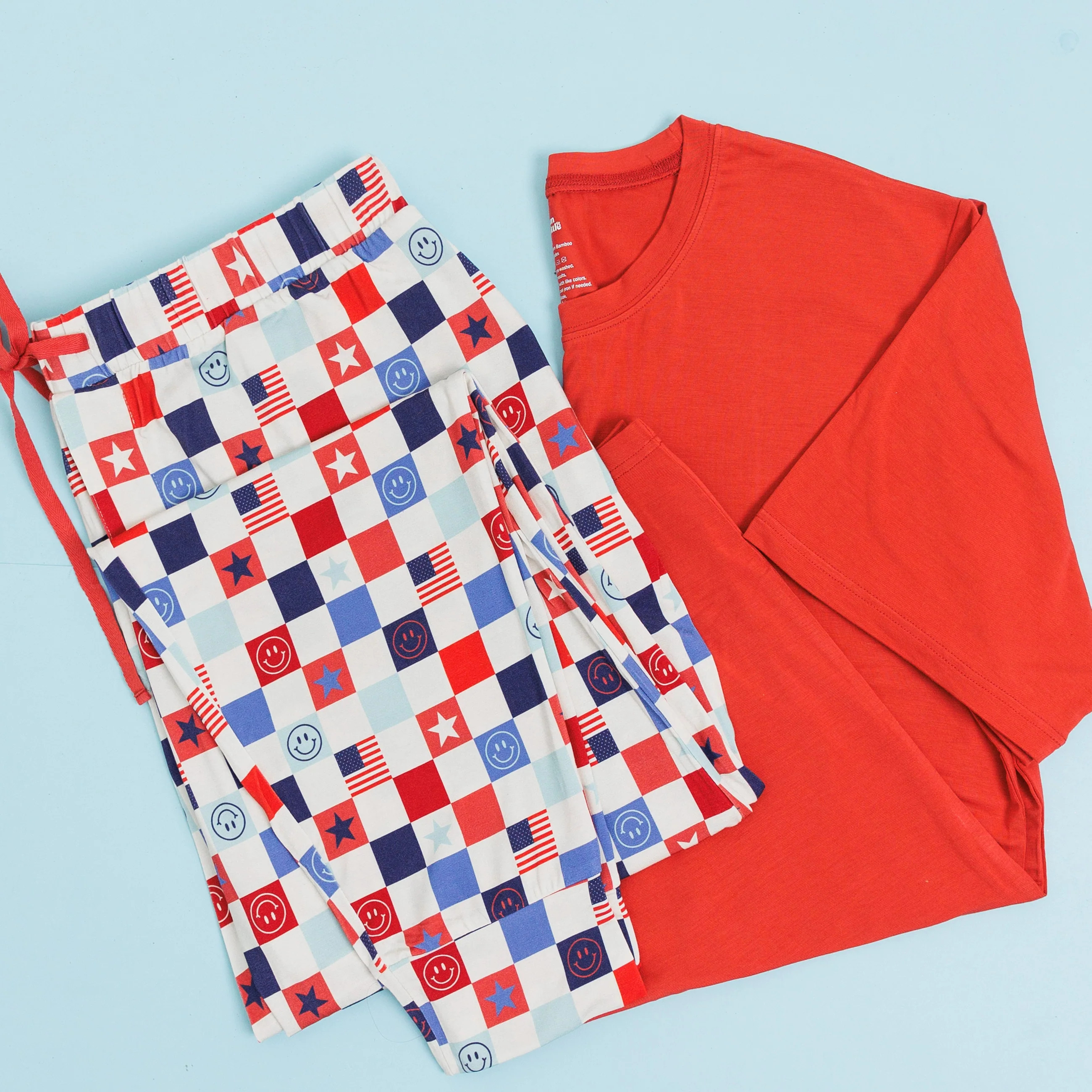 HOME OF THE FREE CHECKERS MEN'S DREAM JOGGER SET | DREAM BIG LITTLE CO